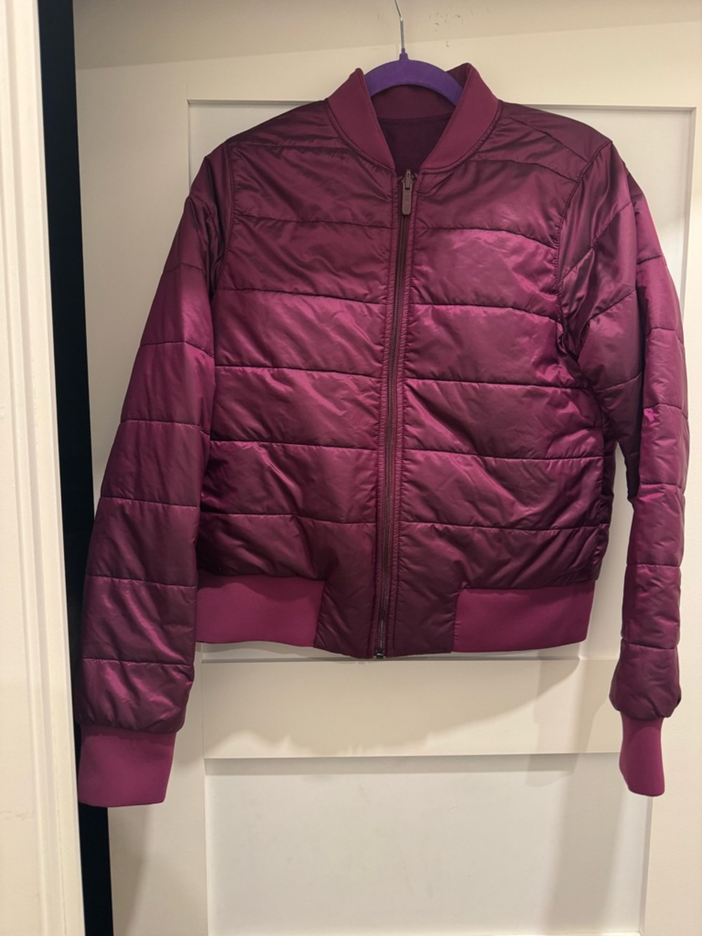 Lululemon reversible bomber jacket. Size 8.